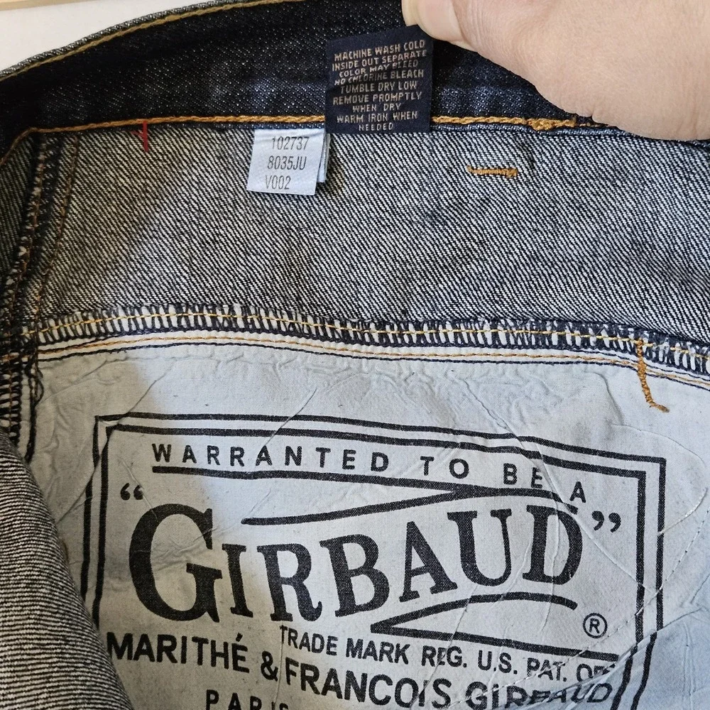 Marithe Francois Girbaud Jeans Mens 44S VTG Y2K Blue 44x29 Denim‎ Baggy Wide Leg